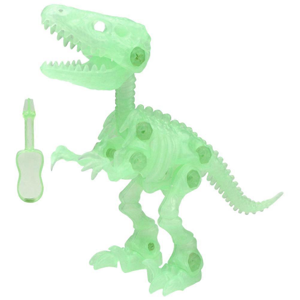Luminous Dinosaur Skeleton Assembly Kit – DIY Hand Screw Model with Accessories & Hand Drill for Educational Fun, Skill Development & Dinosaur