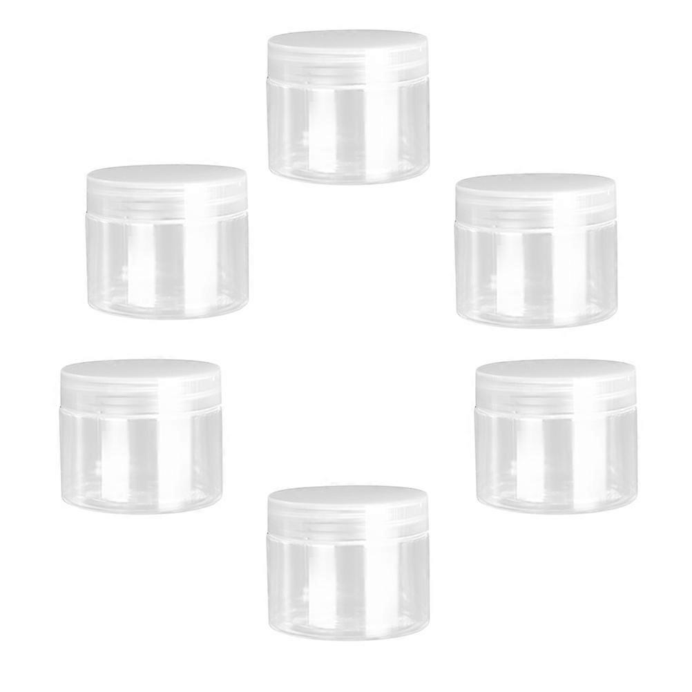 Small Round Containers with Lids 10Pcs 50ml Clear Jars for Everyday Use Leakproof Cosmetic Storage