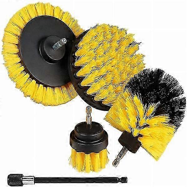 Scrub brushes for drill 5 parts