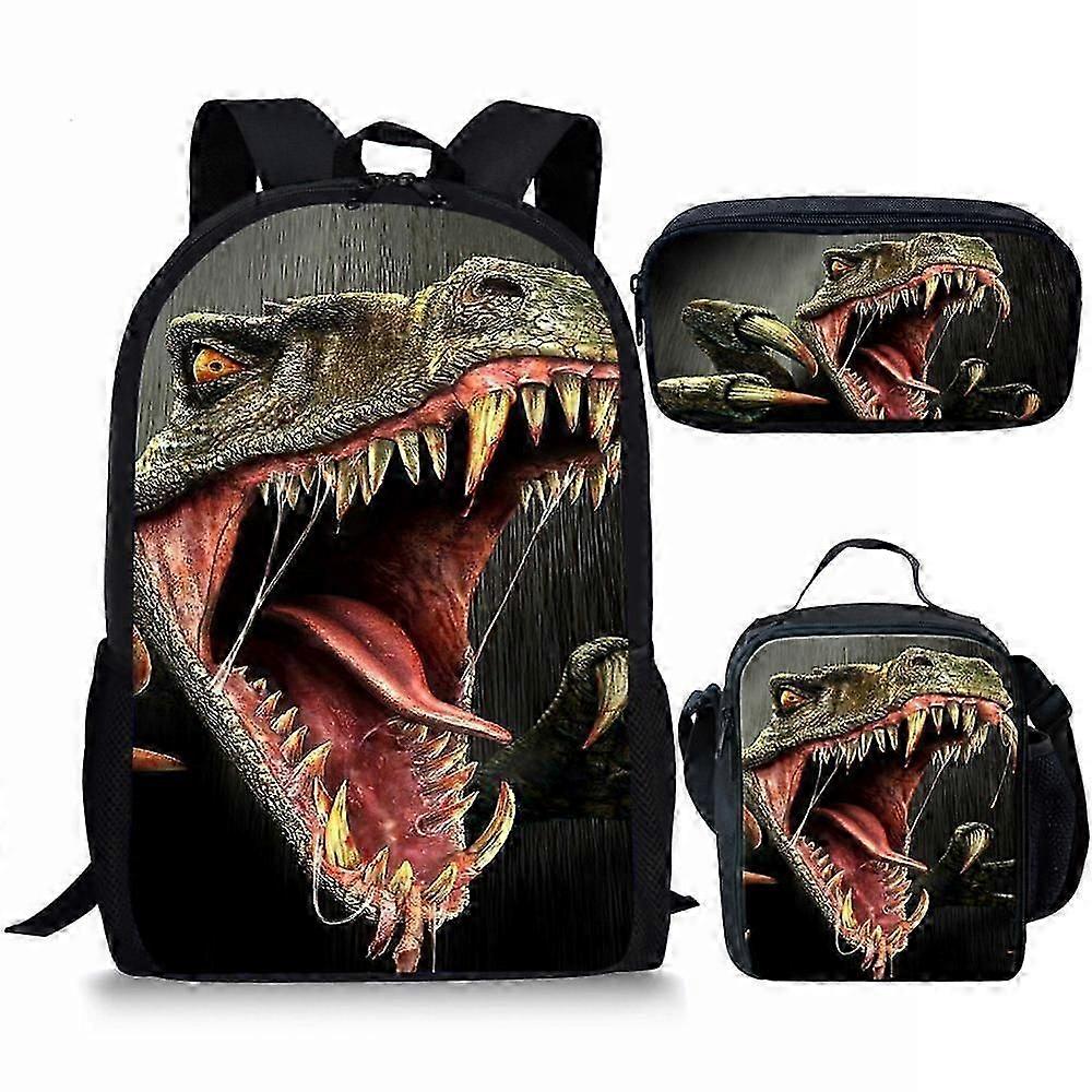 Bright Jurassic Park Backpack Bundle for UK Primary Kids - Complete Set