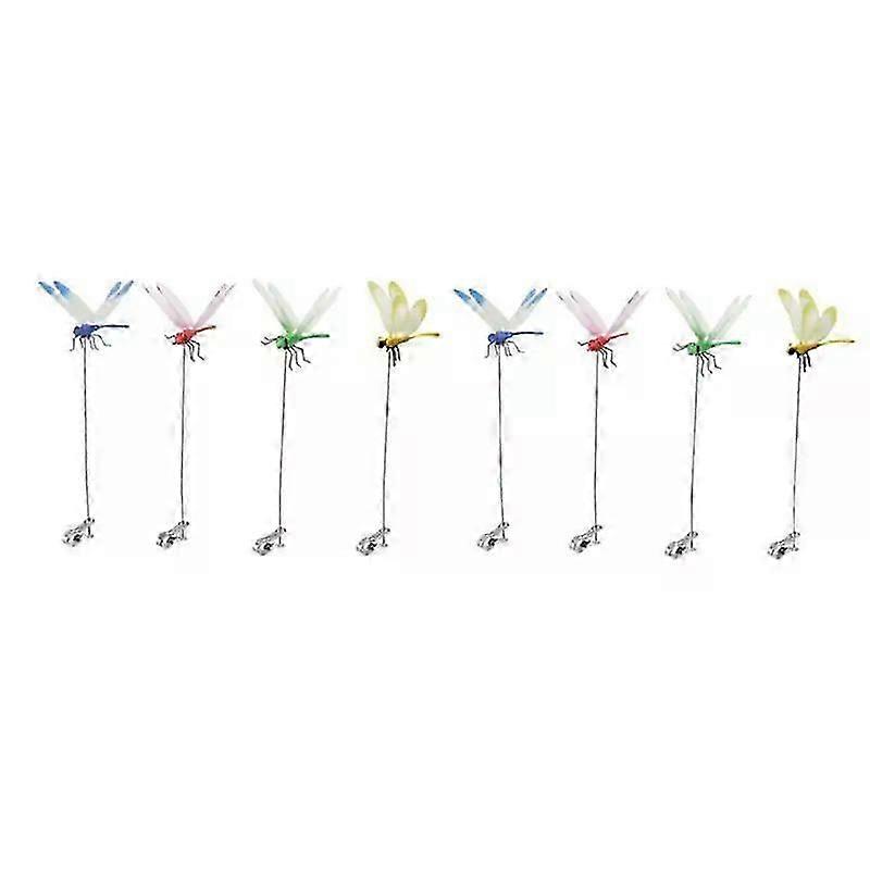3-8Pack Simulation Dragonfly Clip Bug Deterrent Realistic Dragonfly Clip Bug Repellent Clip on Dragonfly for Hat for Garden Decor