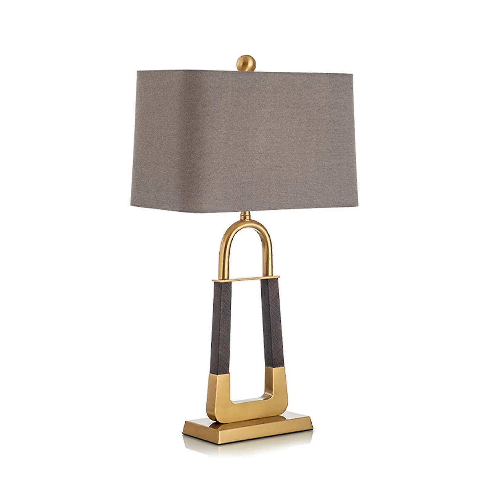 Desk lamp for desk, precise table lamps, iron bedside lamps with fabric lamp shades, modern