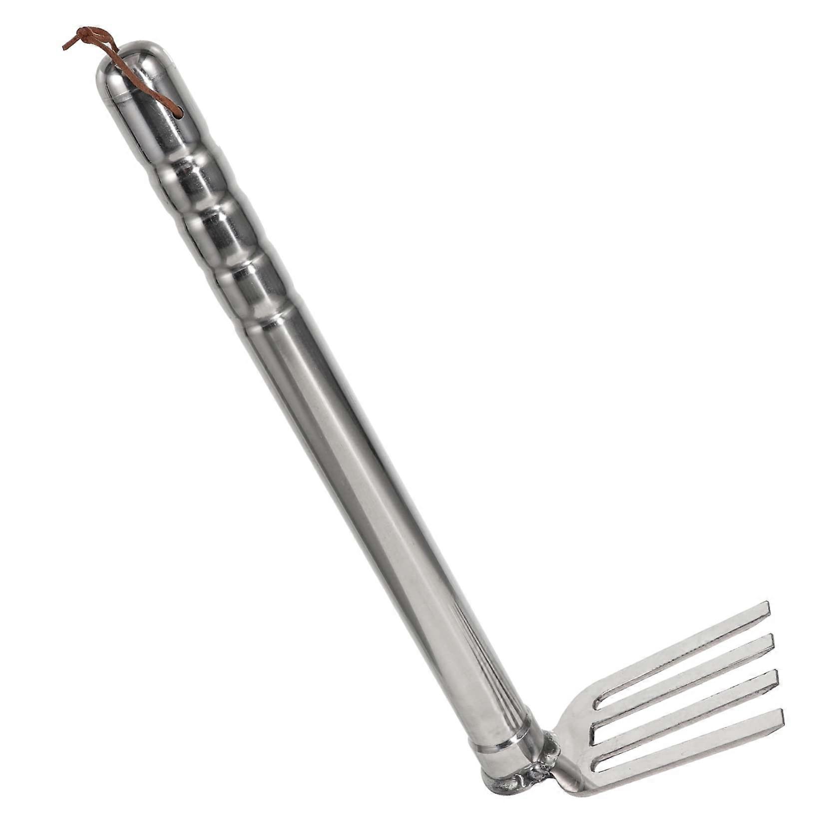 Garden hoe, sturdy weed puller for effective weeding, hoe for vegetables, portable for gardening and soil loosening.