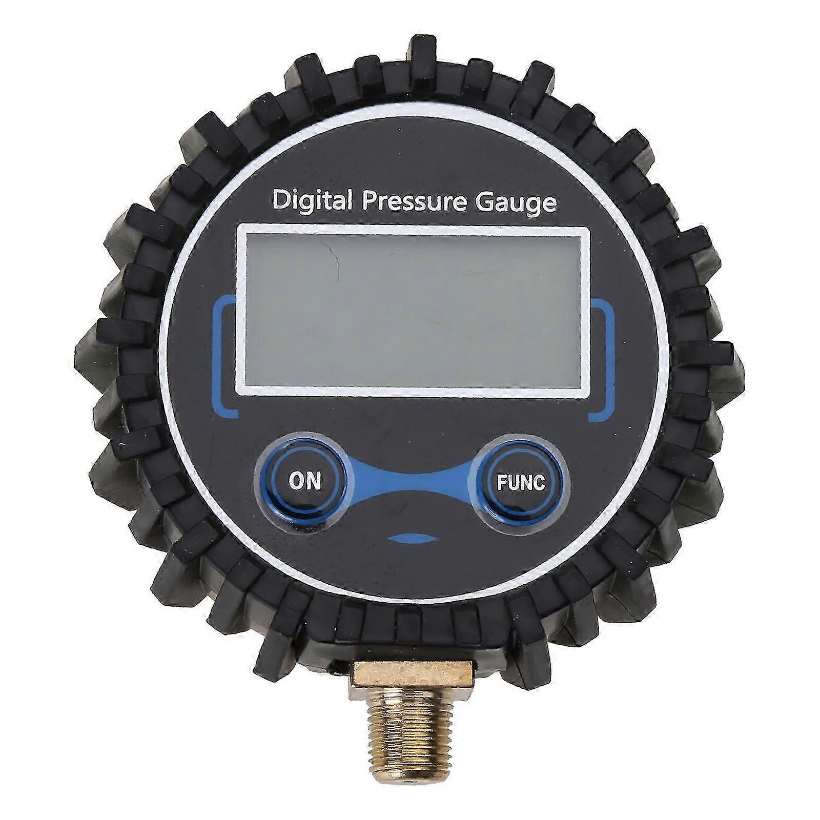 Manometro digitale 0-200PSI con connettore inferiore da 1/8 NPT Tester per pneumatici per auto e moto Misuratore PSI