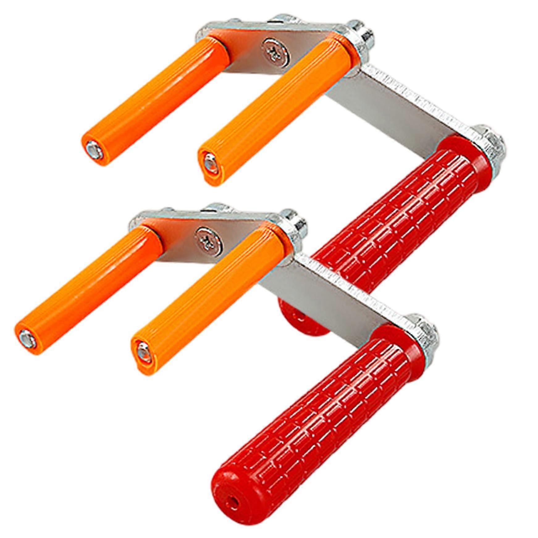 Gypsum Plasterboard Lifter Tool Set, Non-Slip Handle, 115 kg Capacity for Boards, Doors, Windows - Pack of 2