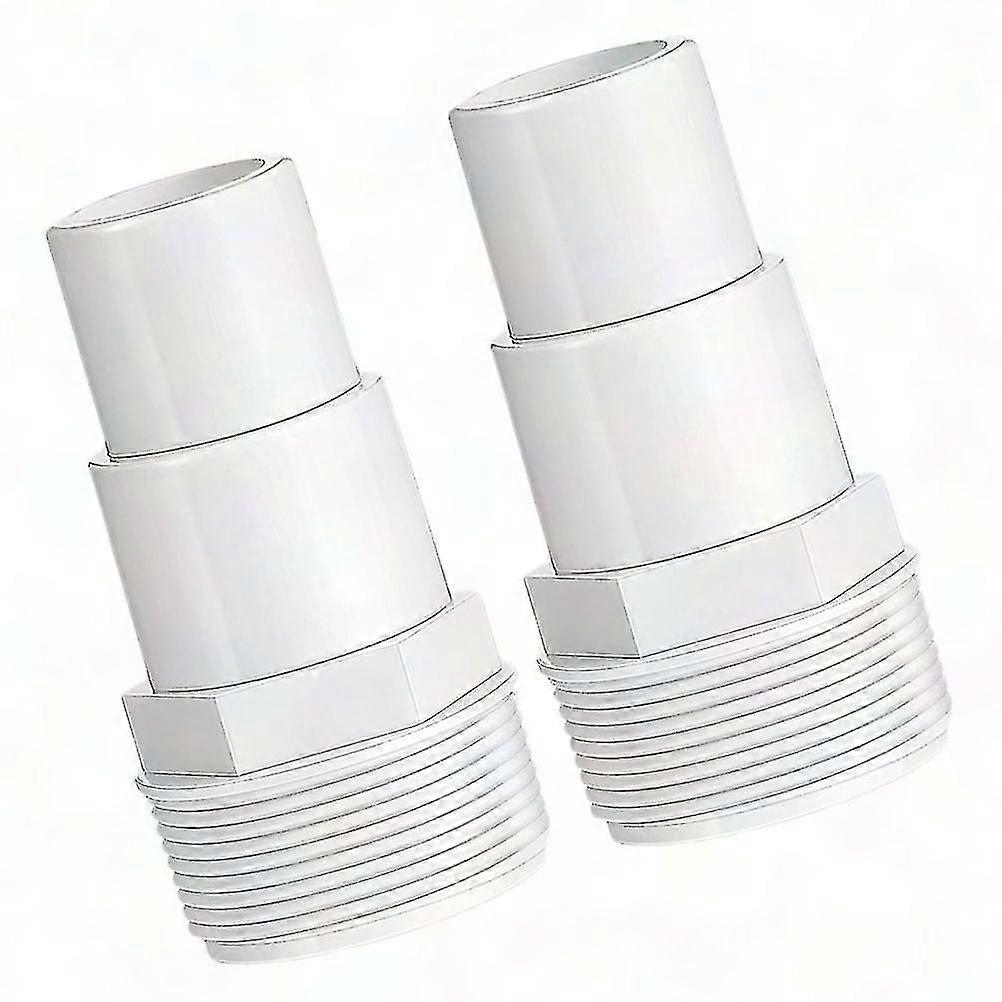2pcs Pool Pump Adapter - Plastic Repair Part for Pool Pump Replacement