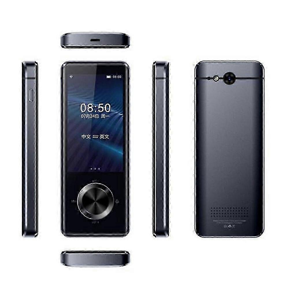 Instant Two-Way Voice Translator Smart Real-Time Translation Device With High Accuracy Black Color Portable Design​