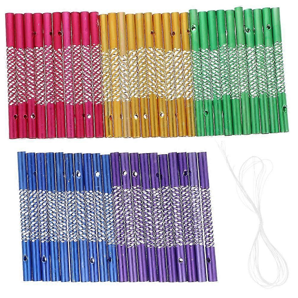 1 set of Wind Chime Tubes DIY Supplies Wind Chime DIY String Wind Chime Metal Tubes