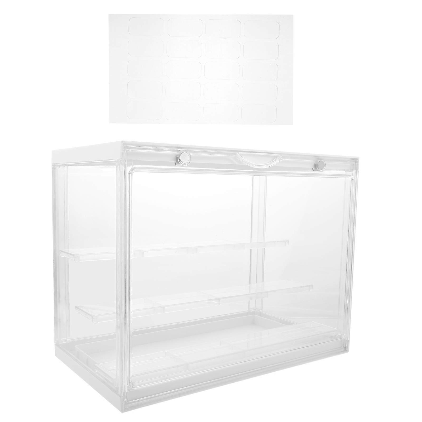 Manual Model Display Box Transparent for Toy Enthusiasts Exhibition Storage Plastic 1Pack