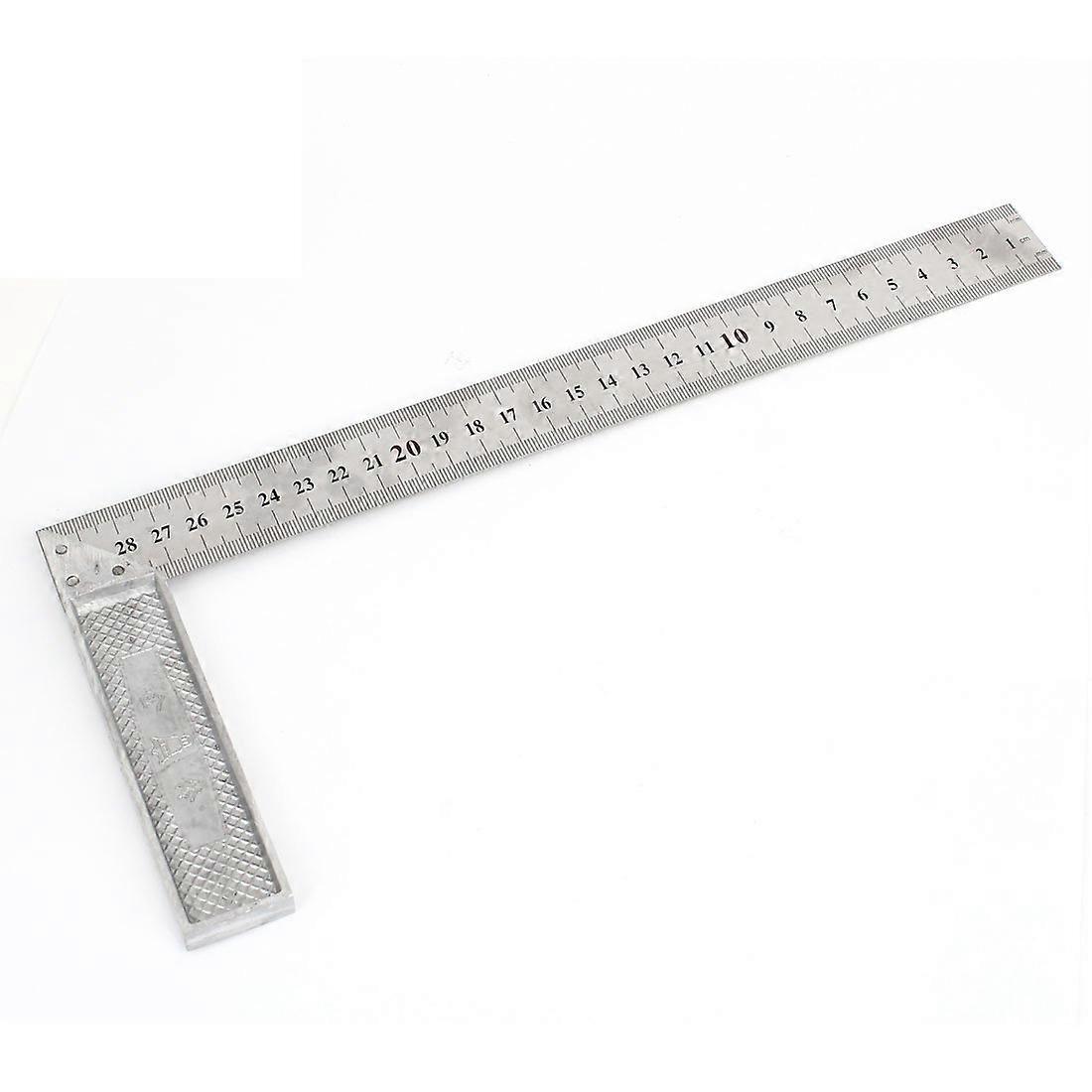 Metal 90 Degree Angle Metric 30cm Scale Marks Try Square Ruler Machinist Square For Metalworking