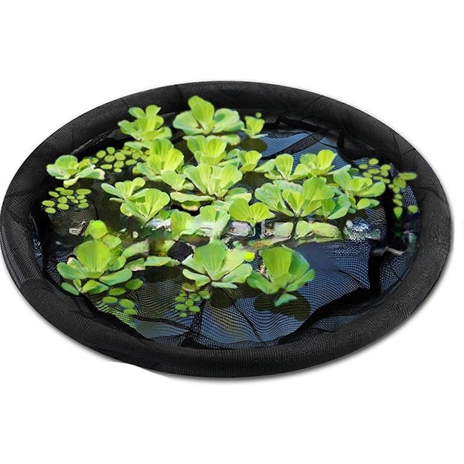 Floating Fish Barrier Meshing Floating Island Plant Protector Round Fish Barrier Pond Protective Net For Floating Plant 80cm