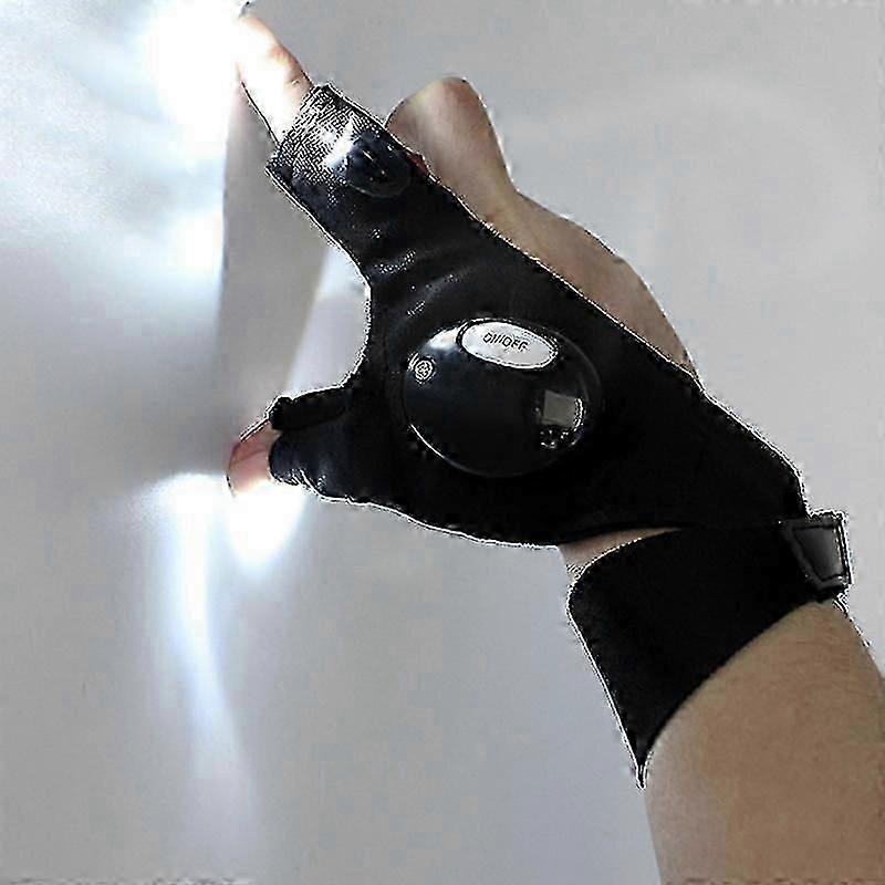 Durable Glowing Gloves With Lights Lighting Fishing Gloves Led Waterproof Fishing_PHC02
