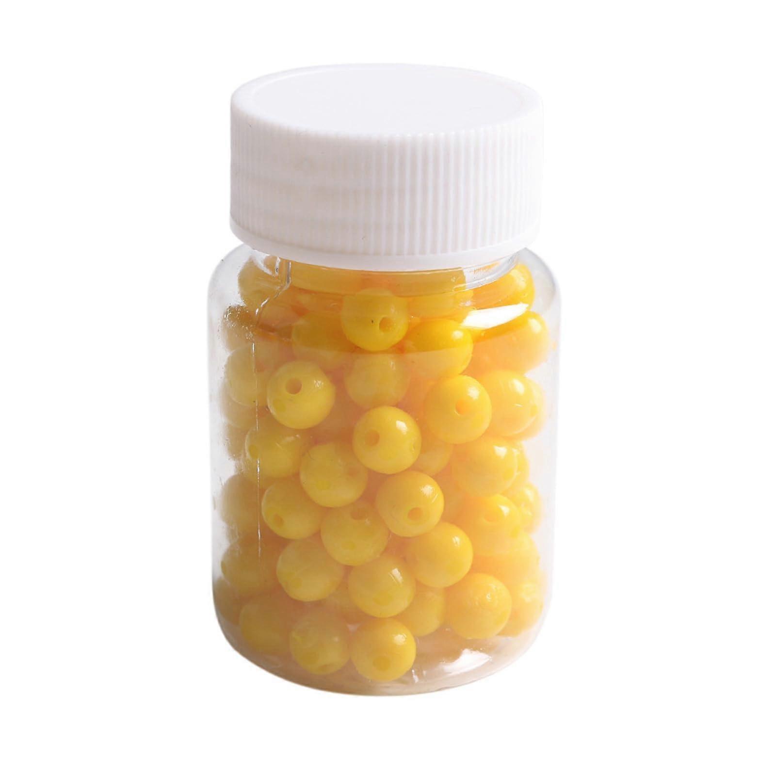 Simulation Corn Bait Silicone Lures, Floating Beads, Corn Flavor, 8mm/10mm/14mm