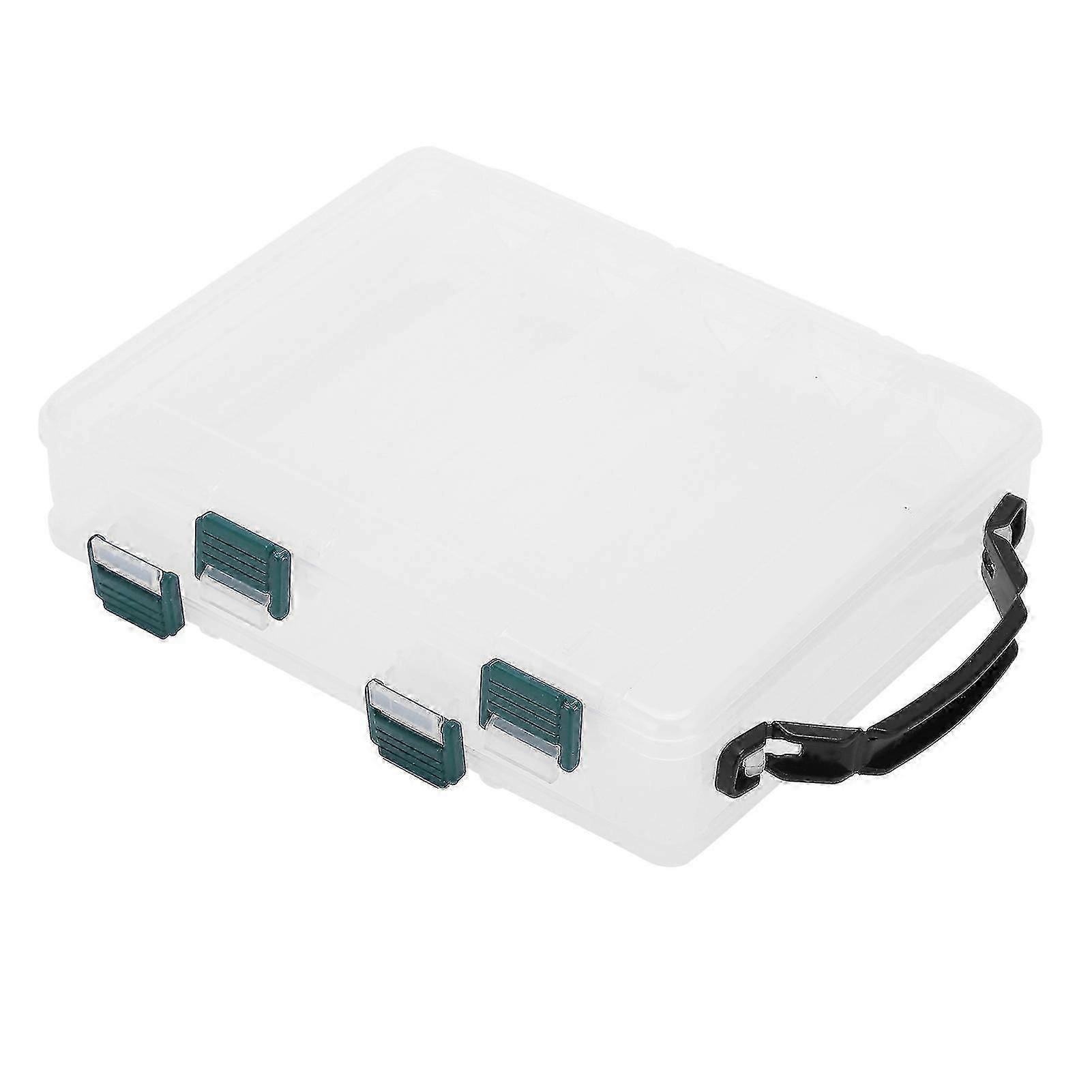 Fishing Portable Fishing Accessory StorageBox Tackle Box Double Layer Multifunctional