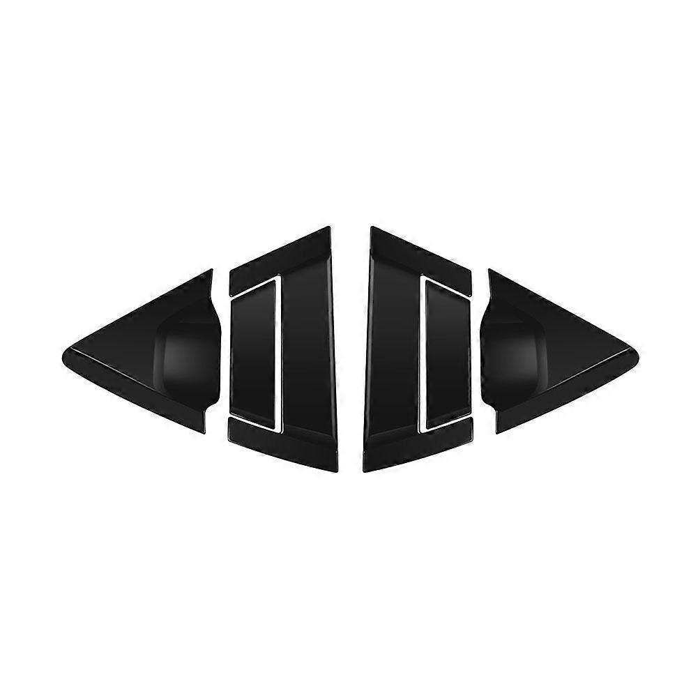 Decorative ABS Resin Covers, Set of 6, Carbon, Matte Black, Mirror Finish