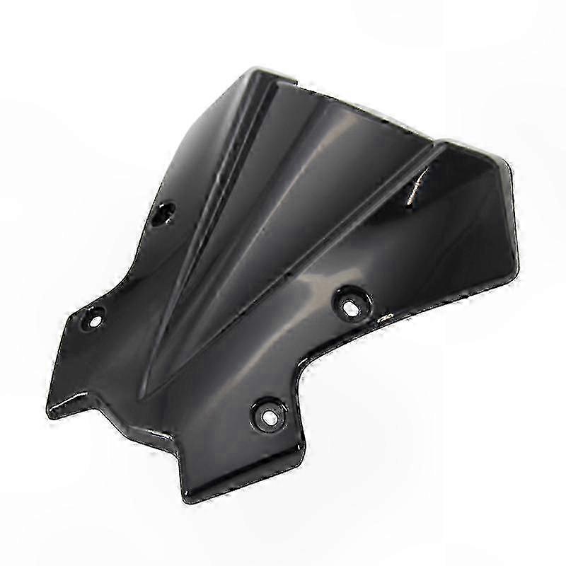 Universal Motorcycle Windshield Air Deflector Compatible with Multiple Models - Black