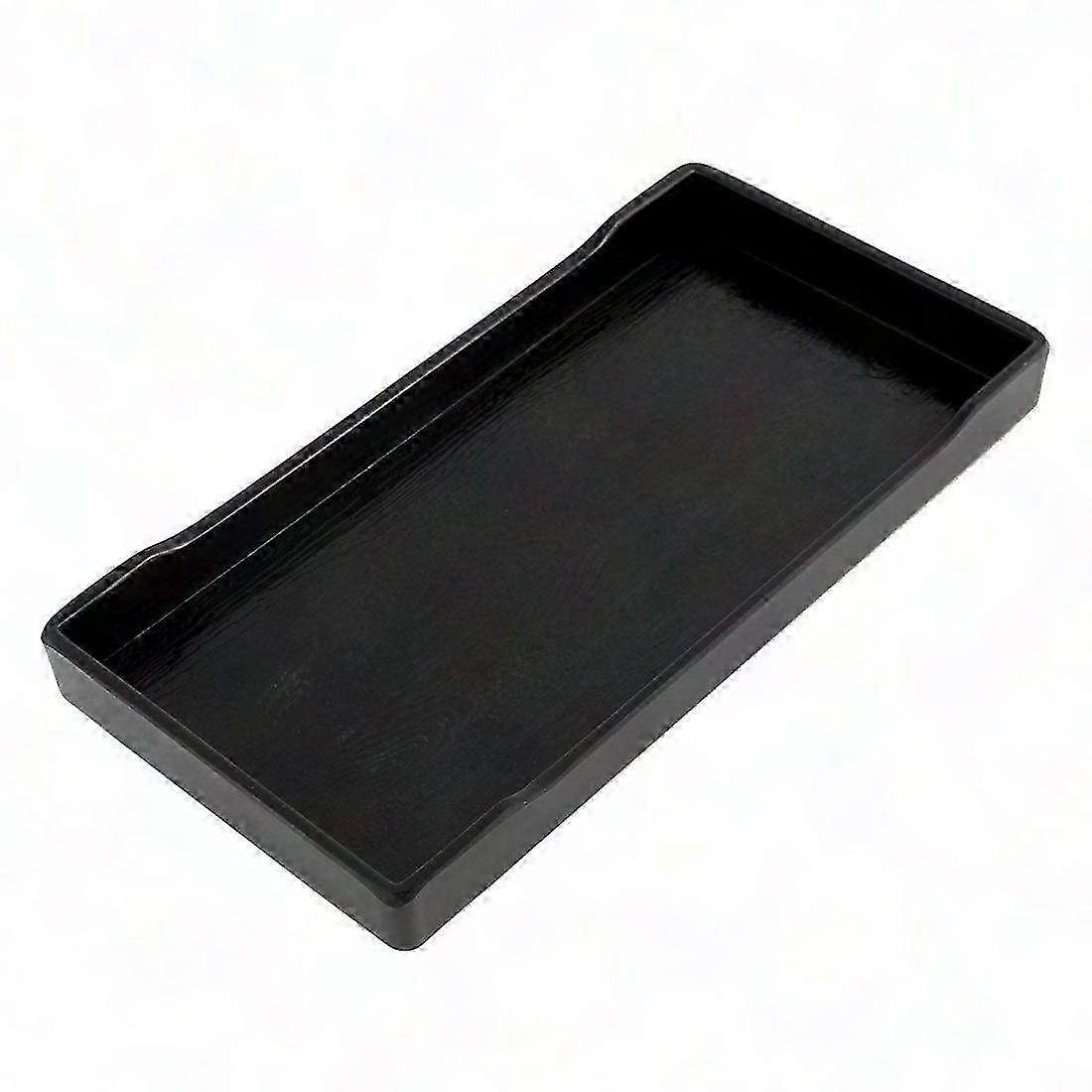 Plastic Rectangular Lunch Tray - Durable Food Serving Salver for Meals & Parties
