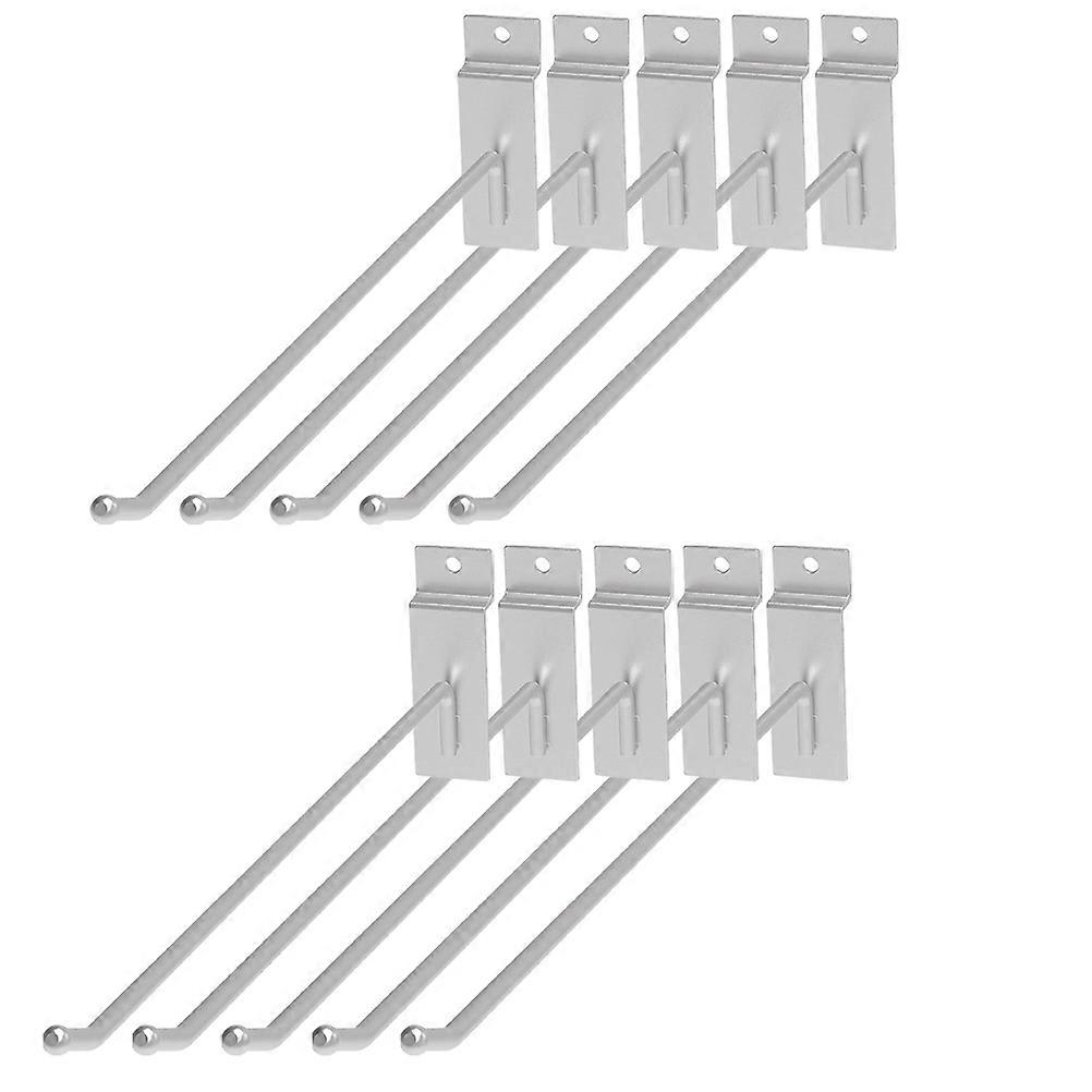 Supermarket Display Hooks for Shop Silver Iron Pegboard Hooks Easy to Install and Use 32 Pieces
