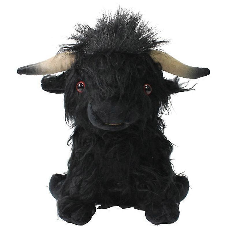 Highland Cow Scottish Highland Cattle Plush Doll Simulation Yak Doll