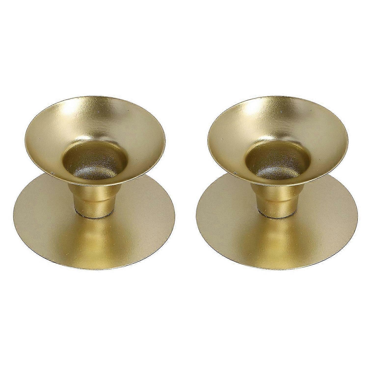2025 Latest Model 2pcs Candlesticks Safe Practical Candle Iron Holders