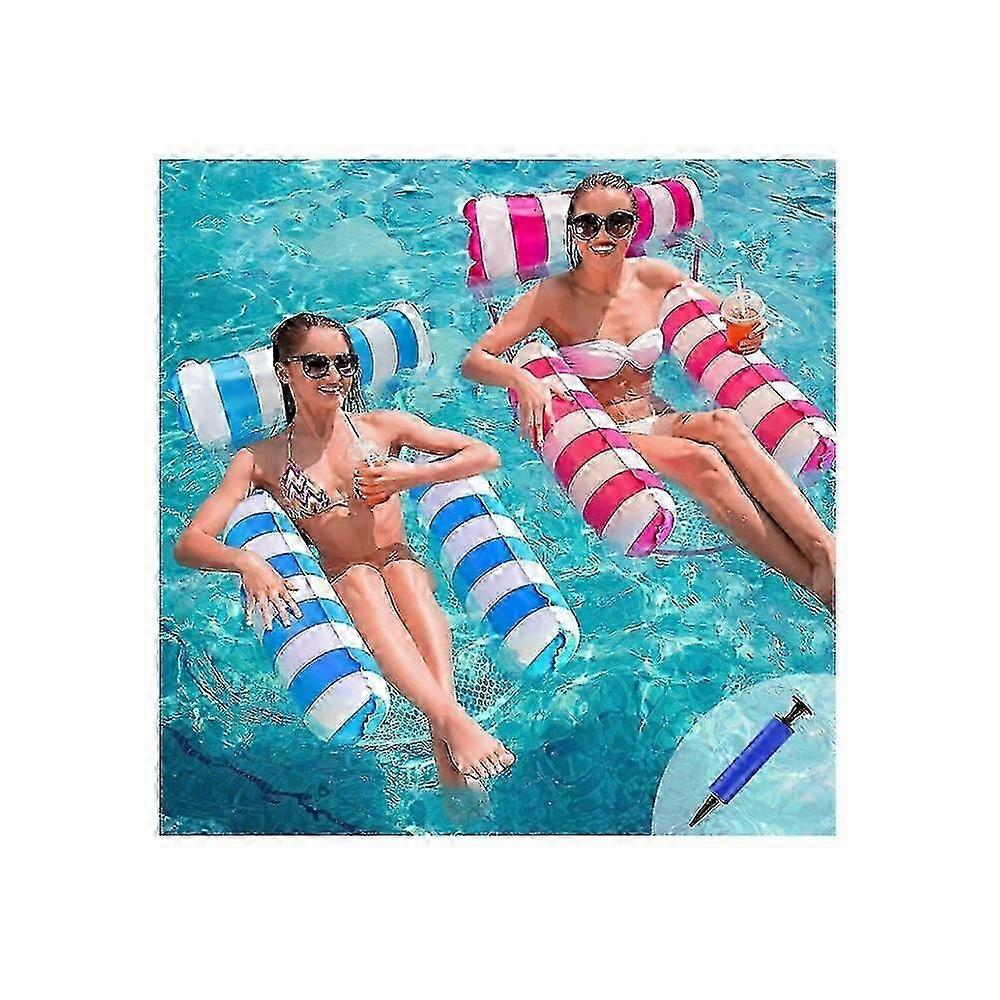 2025 3-Piece Inflatable Mesh Paradise Float Set - Luxurious Pool Lounger for Beach Parties & Relaxing Soaks - Summer Fun Accessory