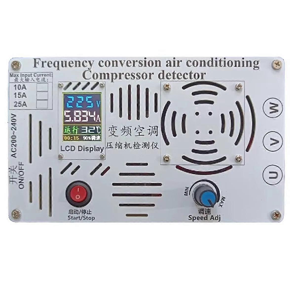 Frequency Conversion Air Conditioner Compressor Detector 1-5HP Inverter Air Conditioner Compressor Tester Tool EU PLUG