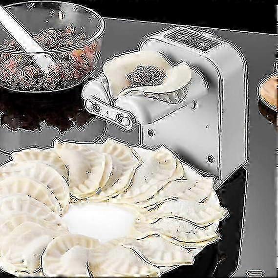 Automatic Electric Dumpling & Ravioli Maker with Hands-Free Mould, Spoon and Brushes Kitchen Accessories