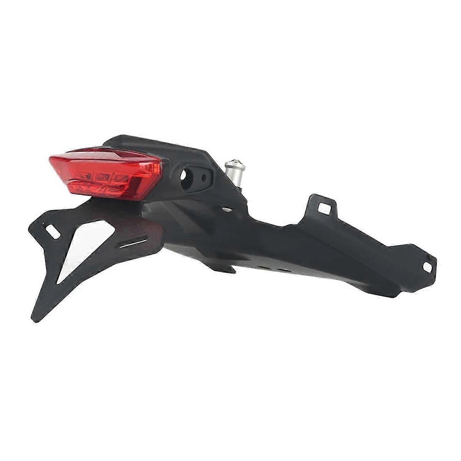 Rear Short Tail Integrated Light Frame License Plate Rack for