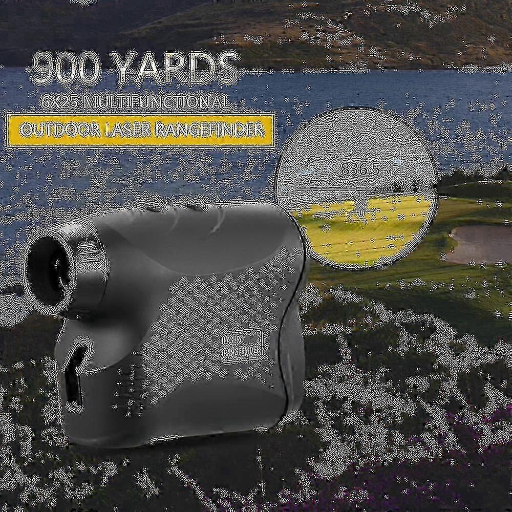 Laser Golf Rangefinder 900m with Speed & Flag Lock, PortableDistance Meter for Hunting