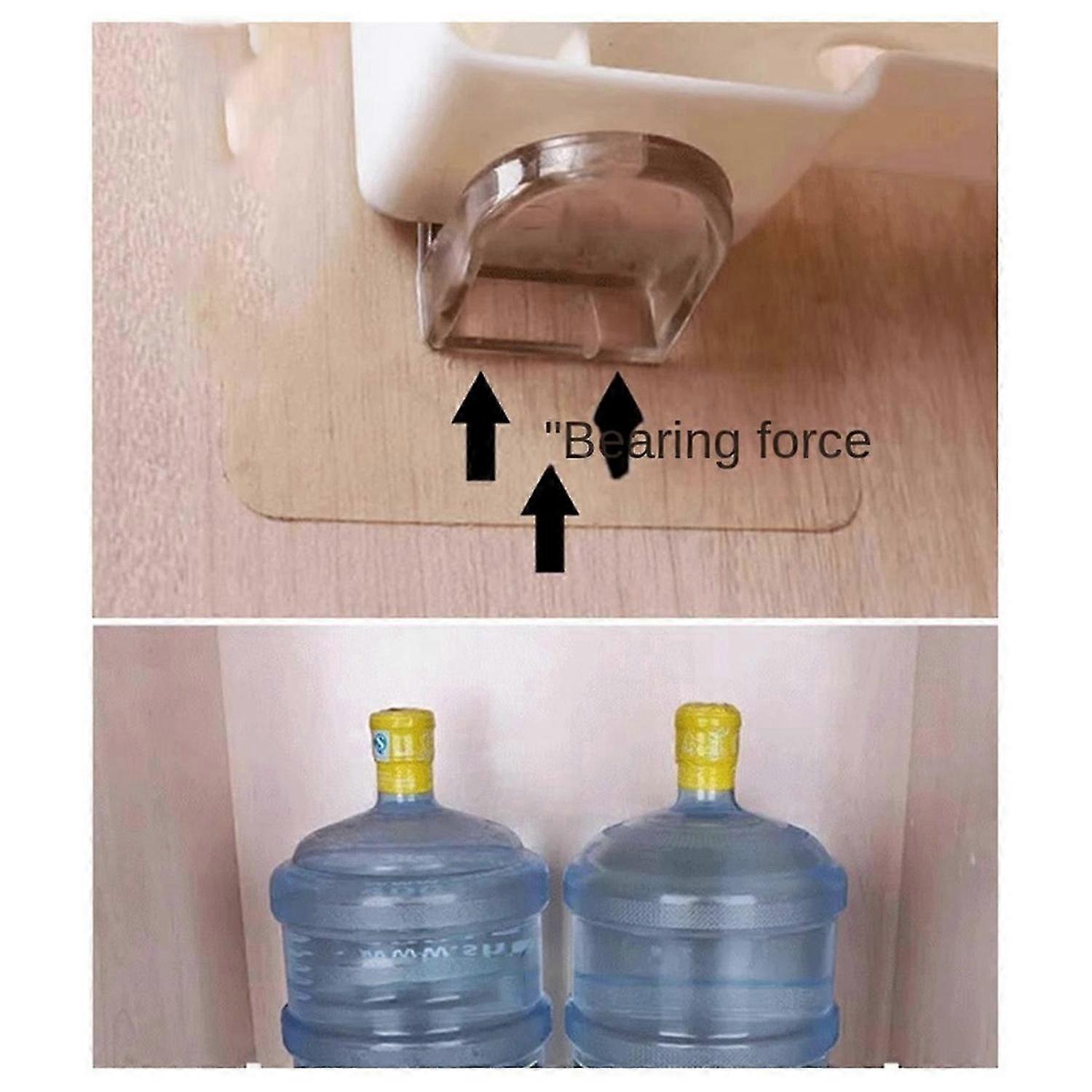 Self-Adhesive Shelf Brackets No Drilling Required Shelf Support Nails Suitable for Kitchen Cabinets, Bookcases