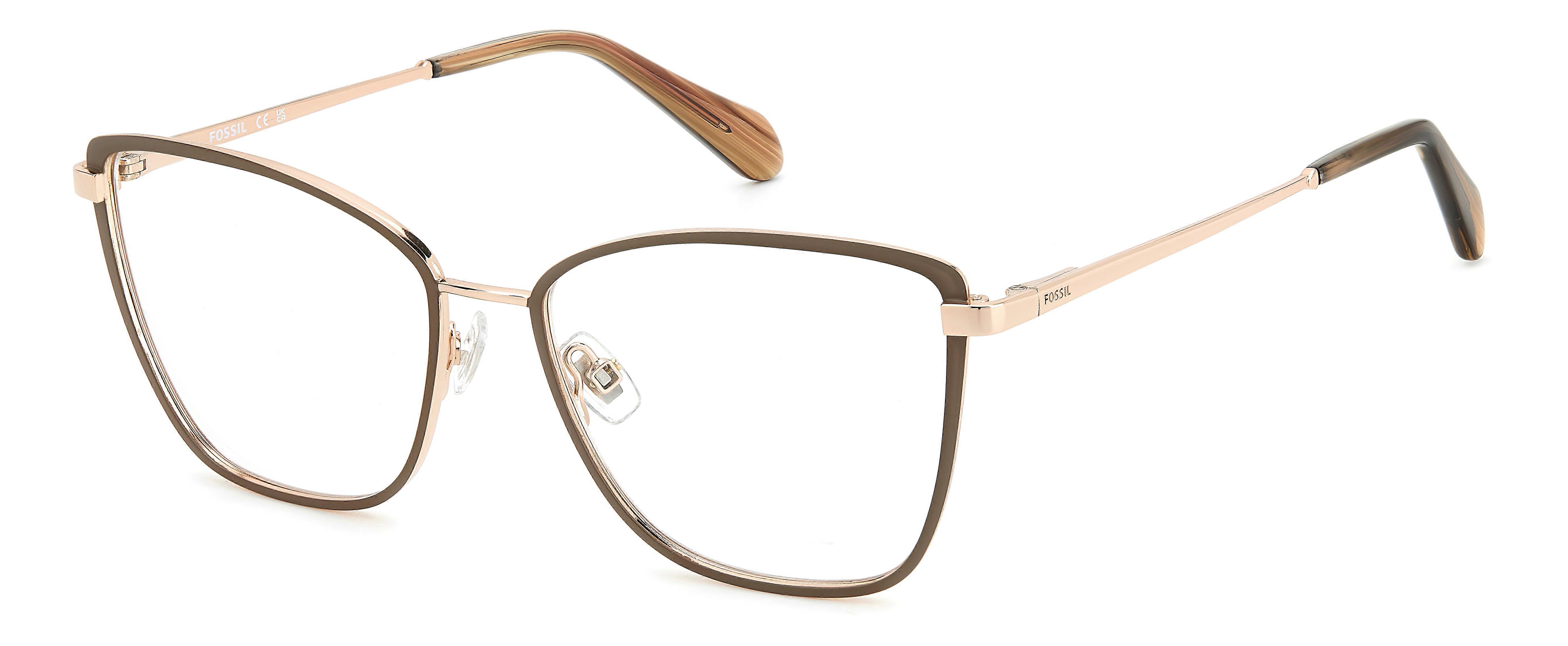 Eyewear Frames FOSSIL FOS 7176/G TUI LIGHT BROWN 55/16/140 WOMAN