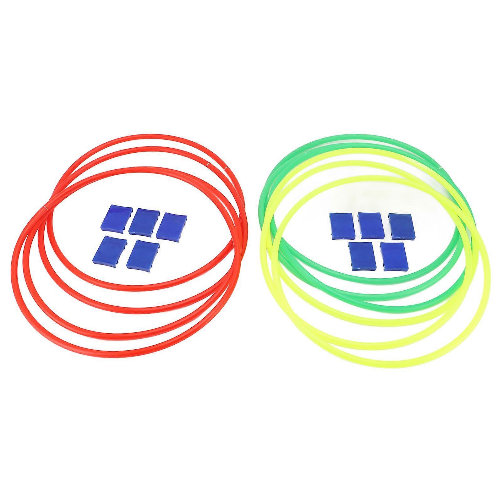 10 Pcs Sensory Training Hoops 38cm for Focus Balance Coordination