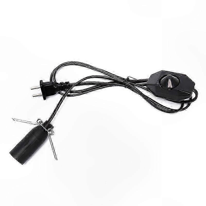 E14 Salt Lamp Dimmer with US Plug Power Cord Control Switch