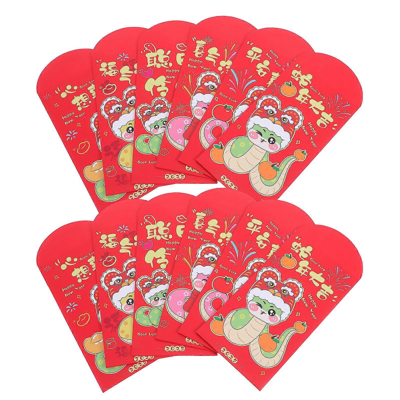 Chinese New Year Envelopes Snake Coin Envelopes for Party Decoration 120Pcs