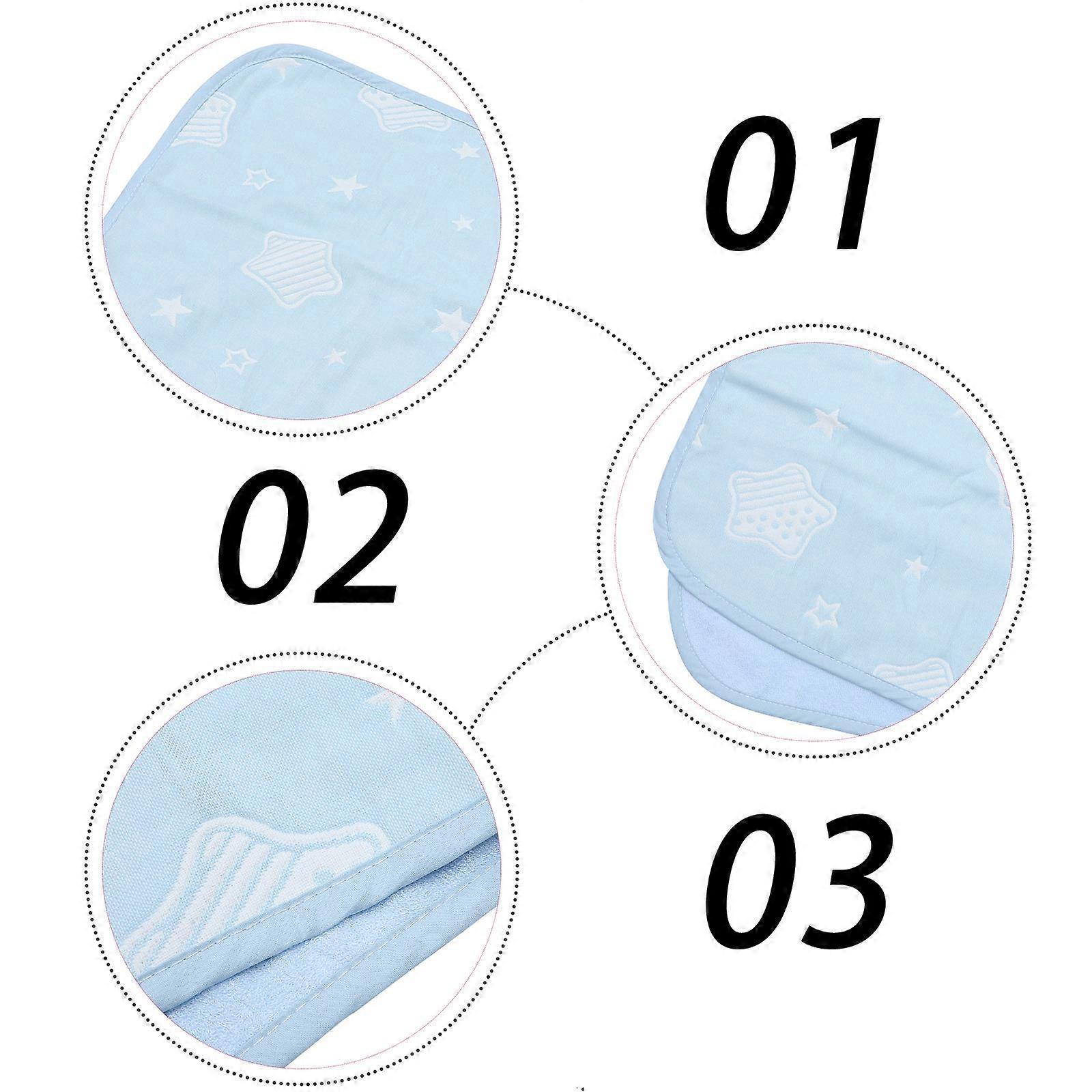 Reusable Cotton Baby Bed Pad for Toddler Absorbent 1Set