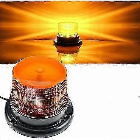Gyrophare LED orange 12V sans fil lumire stroboscopique feux clignotant magnetique d'urgence signalement lumires pour auto vhicule Rechargeable