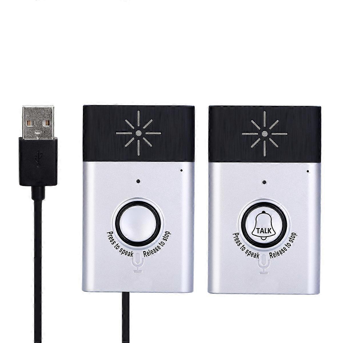 Wireless Intercom Doorbell, Two-Way Talk Doorbell Clear Sound Mobile Intercom Wireless Door Bell For