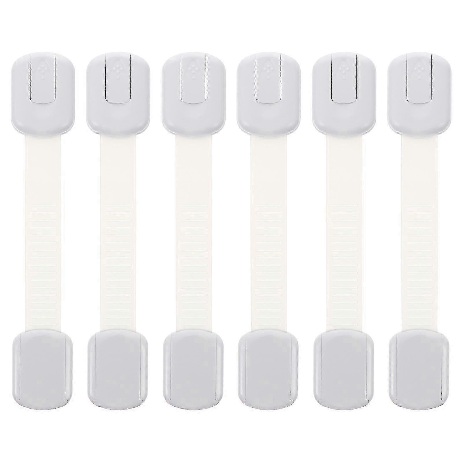 6pcs Child Safety Cabinet Lock Baby Proof Security Protector Cabinet Latch Lock