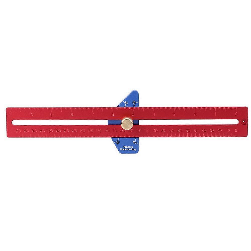 YX300 Woodworking Ruler Aluminum Alloy Line Locator Home Carpenter Measuring Tool