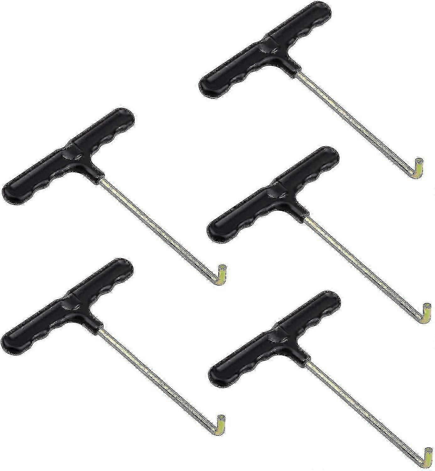 5 Pcs Trampoline Spring Pulling Tool Heavy Duty T-hook Spring Extension Hamac Chaise Pulling Tool