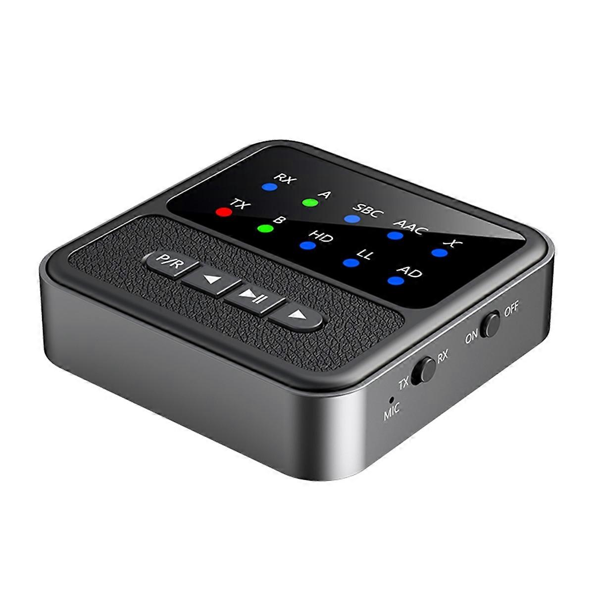 Audio Transmitter Receiver 5.4 Bluetooth Adapter Audio Receiver Transmitter 2in1 Aircraft Audio Transmitter 3.5MM