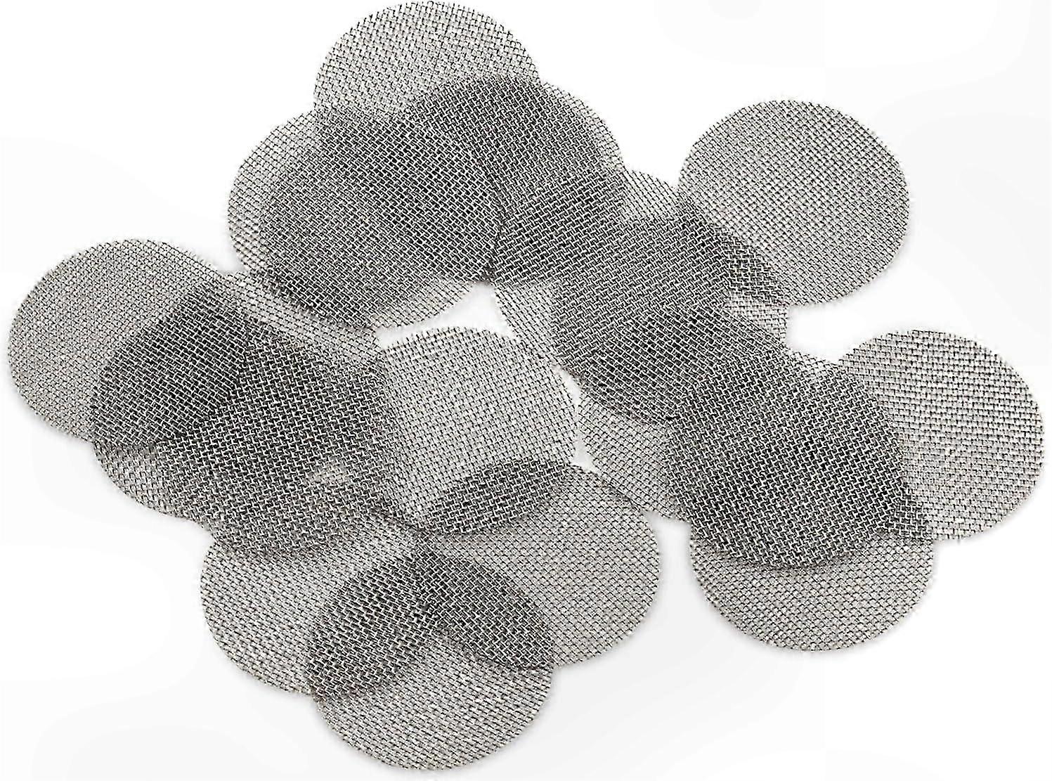 Stainless Steel Faucet Aerator Screen Set, 20-Pack, 13/16" Outer Diameter for Plumbing Applications