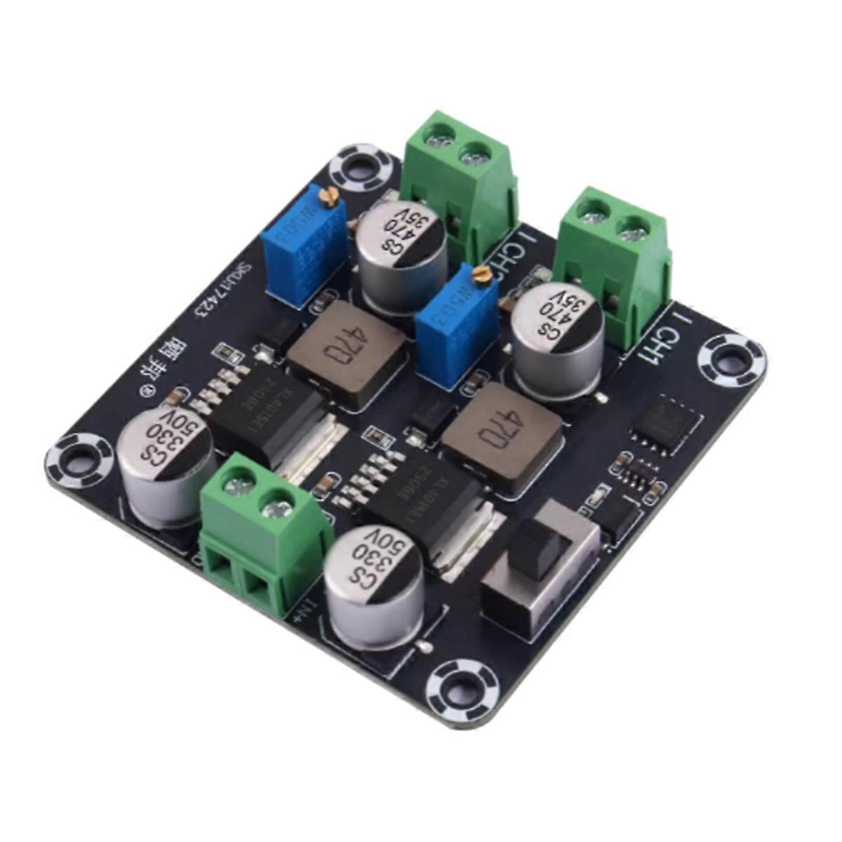 Step-Down Switching Power Supply Module DC-DC Dual-Channel Adjustable Output Power Board 5V 12V 24V