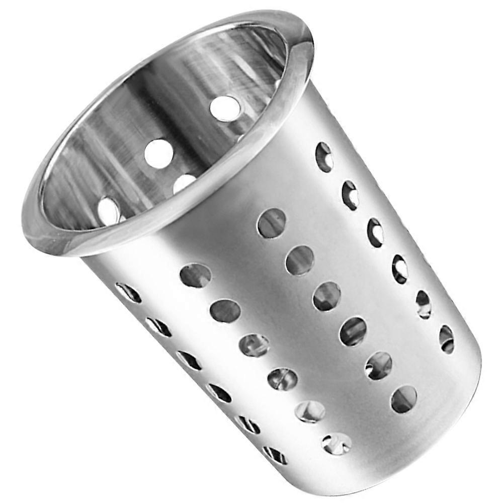 Stainless Steel Utensil Holder Kitchen Container for Cooking 3Pcs Silver