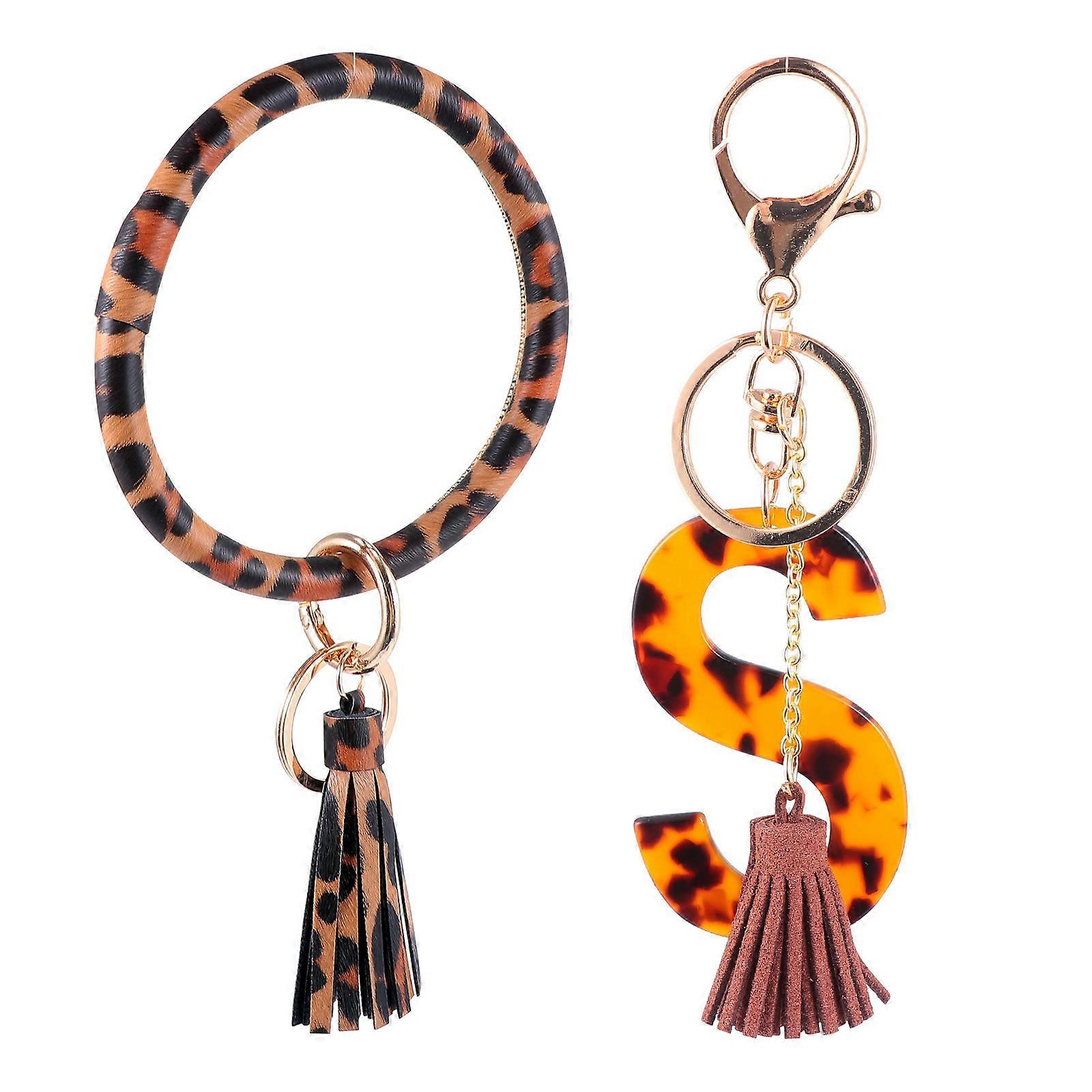 Bag Pendant Tassel Keychain for Decoration 2Sets of Key Pendants
