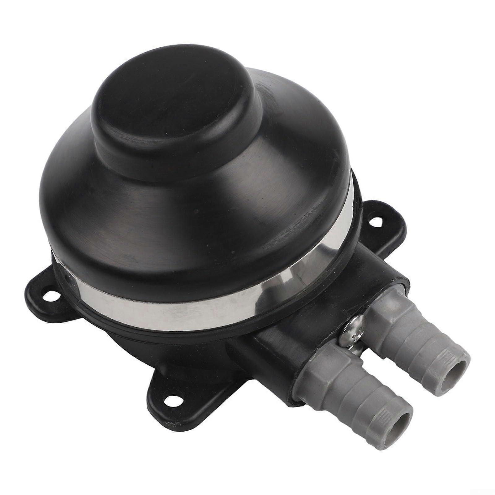 RV FootOperated Sink Pump Manual Pump For Campers Caravans Boats Molded Plastic Base 2.2 GPM 1/2 Inch Hose Connection