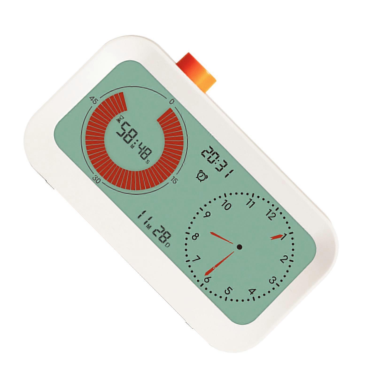Electronic Timer With Hourglass-like Progress Bars Kitchen Accessories Productivity Timer Countdowns