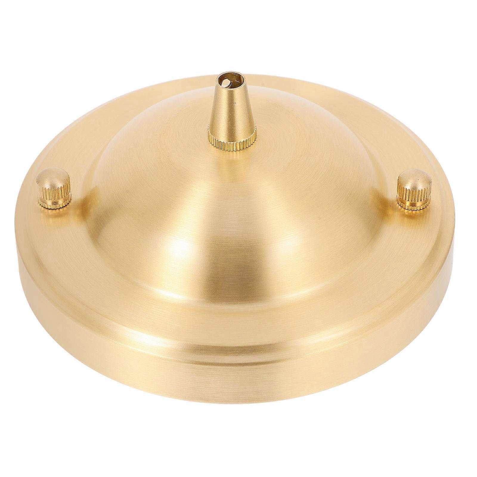 Copper Ceiling Canopy Plate for Light Fixture Mounting Golden