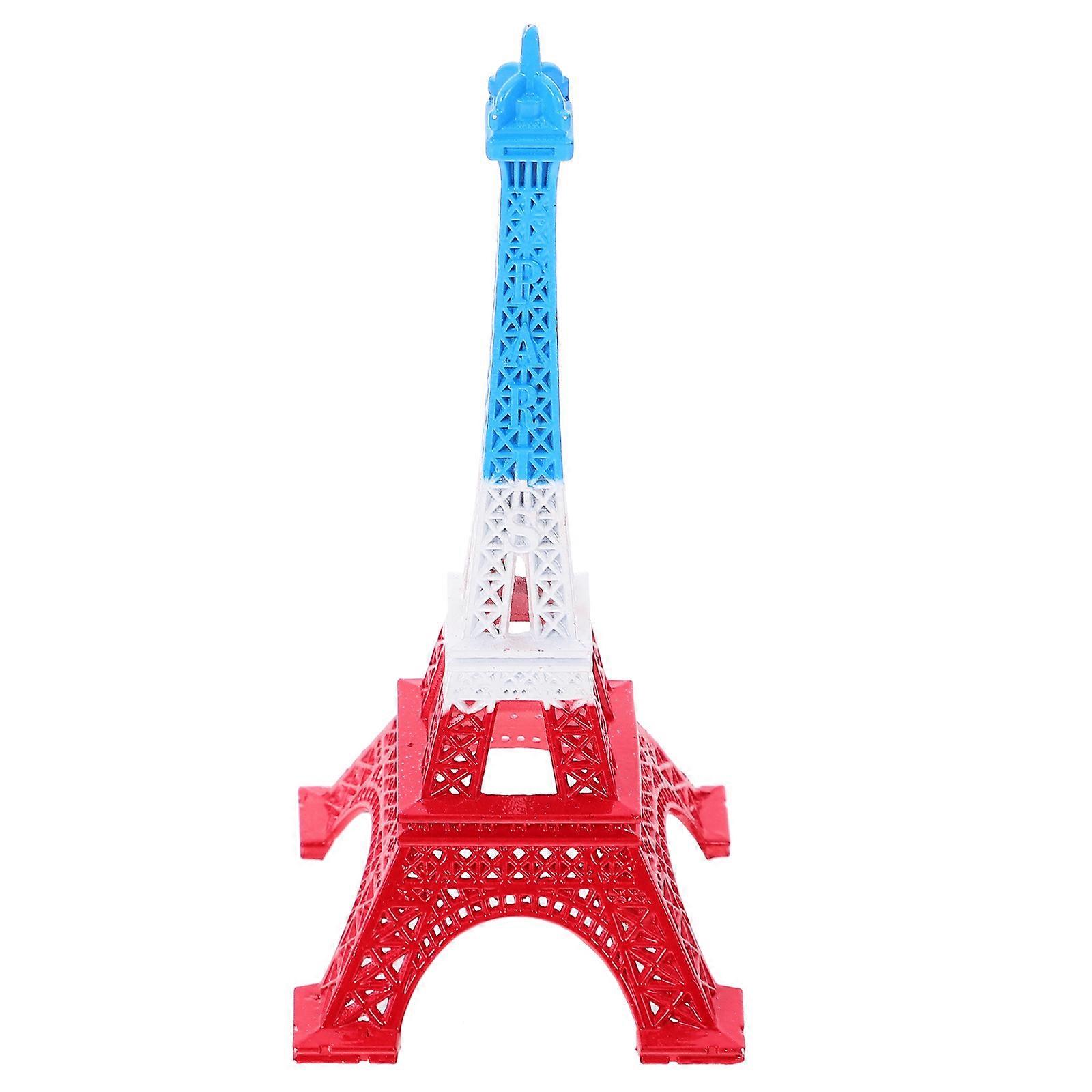 Eiffel Tower Statue Alloy Decoration for Home Use 2Pcs Set