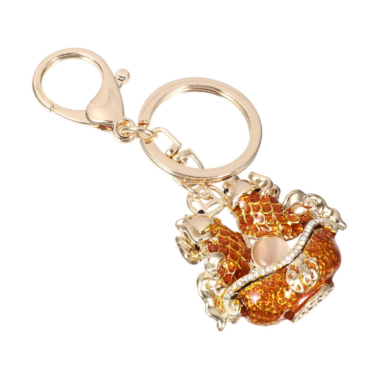 Creative Carp Keychain Chinese Style Key Chain for 3Pcs Bag Pendant